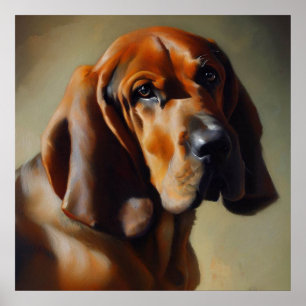 Bloodhound-Hund Poster
