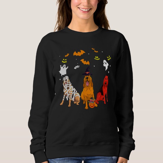 Bloodhound-Hund T Shirt (Framsida)