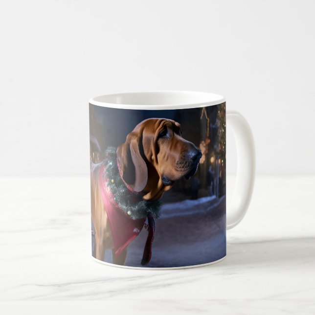 Bloodhound jul Festive Season Kaffemugg (Framsida höger)