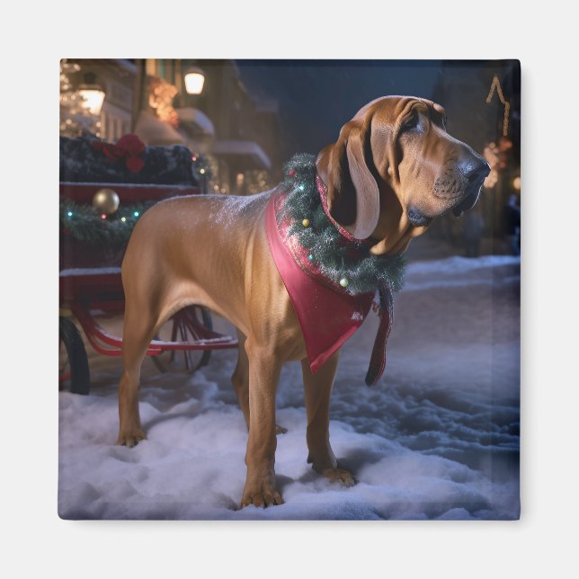 Bloodhound jul Festive Season Magnet (Framsidan)
