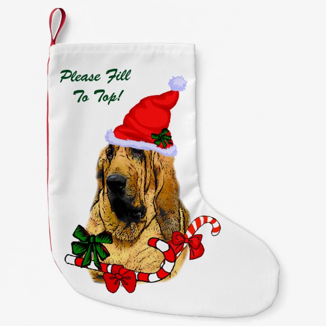 Bloodhound jul liten julstrumpa (Framsidan)