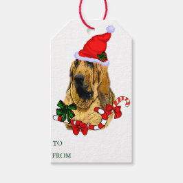 Bloodhound-Juletiketter Presentetikett