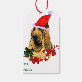 Bloodhound-Juletiketter Presentetikett