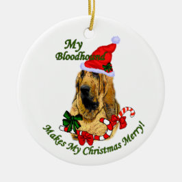 Bloodhound-julklappar Ornament
