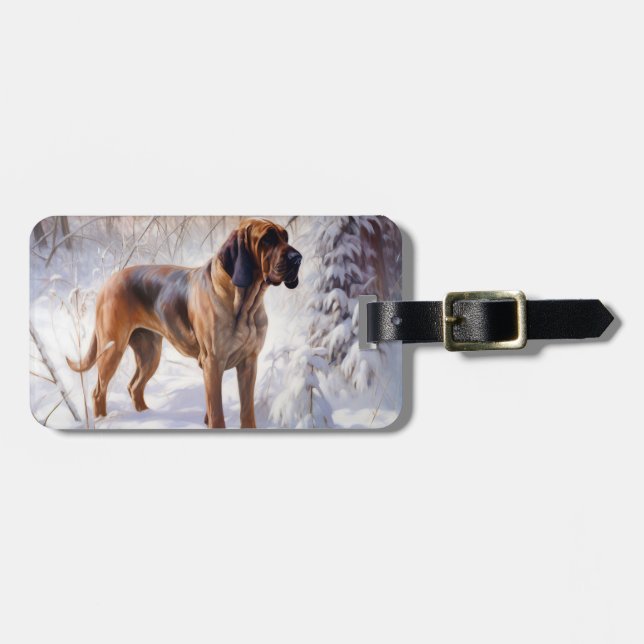 Bloodhound Let It Snow Julen Bagagebricka (Horisontell Framsida)