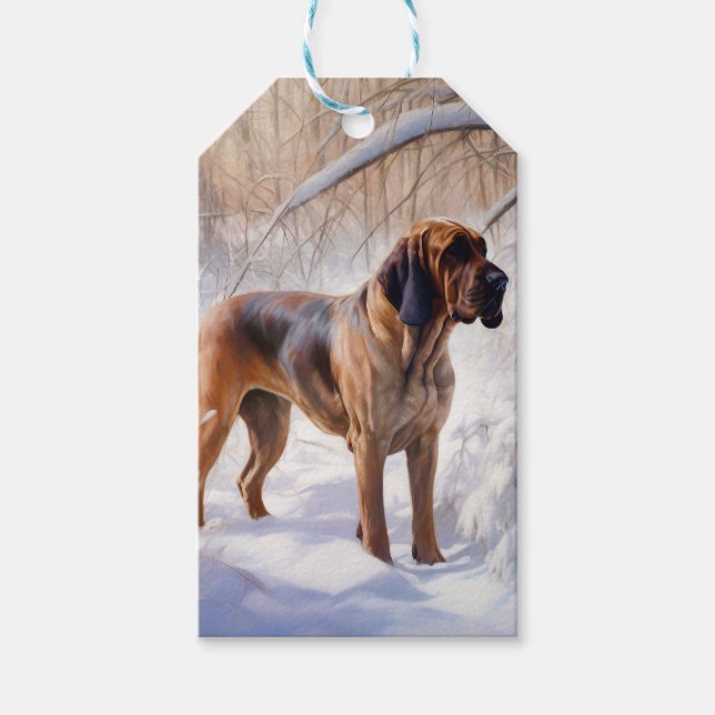 Bloodhound Let It Snow Julfirande Presentetikett (Framsidan)