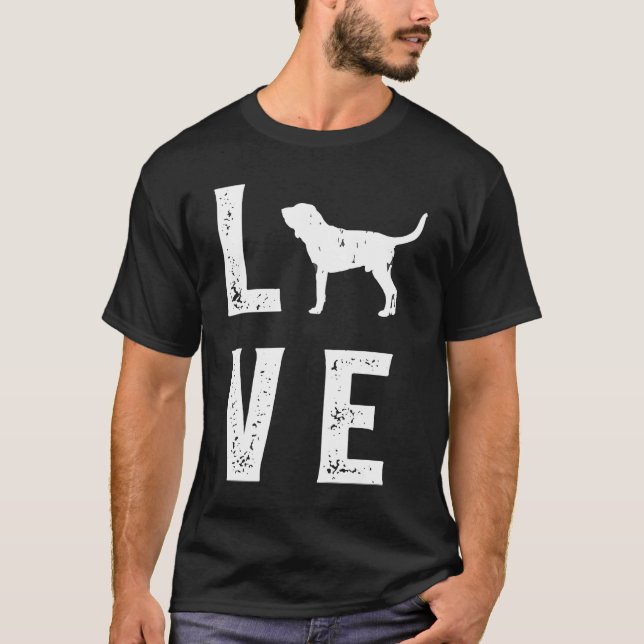 Bloodhound Love  1 T Shirt (Framsida)