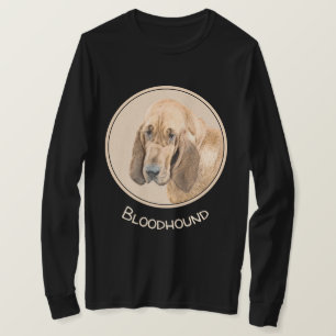 Bloodhound-målning - Cute Original Hund Art T Shirt