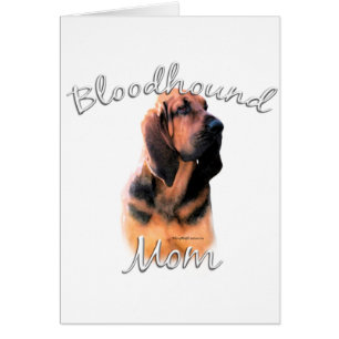Bloodhound Mamma 2 Hälsningskort
