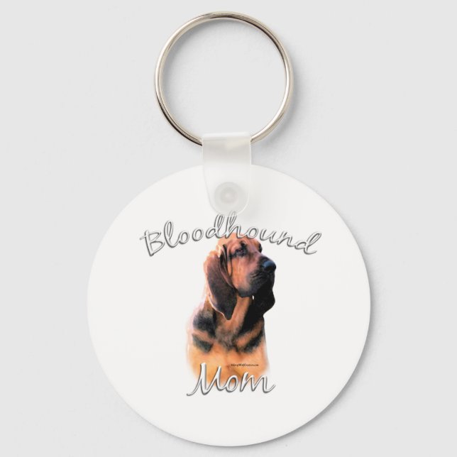 Bloodhound Mamma 2 Nyckelring (Framsida)