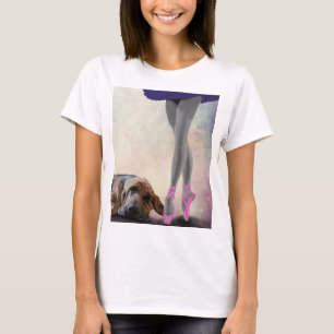 Bloodhound och Ballet Dancer T-shirt