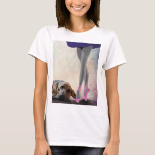 Bloodhound och Ballet Dancer T Shirt