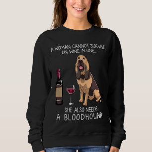Bloodhound och Vin Hund Passande T Shirt