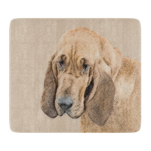 Bloodhound Painting - Cute Original Hund Art