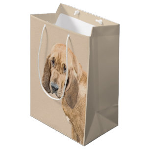 Bloodhound Painting - Cute Original Hund Art