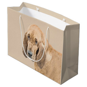 Bloodhound Painting - Cute Original Hund Art