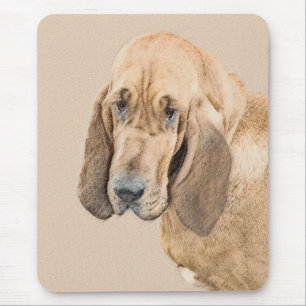 Bloodhound Painting - Cute Original Hund Art Musmatta