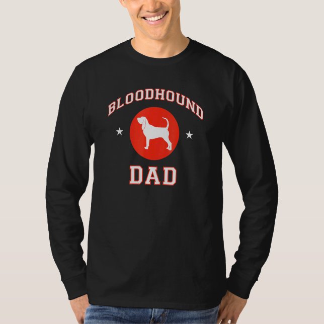 Bloodhound Pappa 1 T Shirt (Framsida)