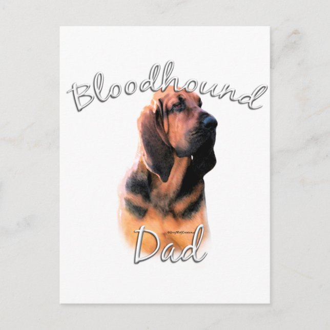 Bloodhound Pappa 2 Vykort (Framsida)