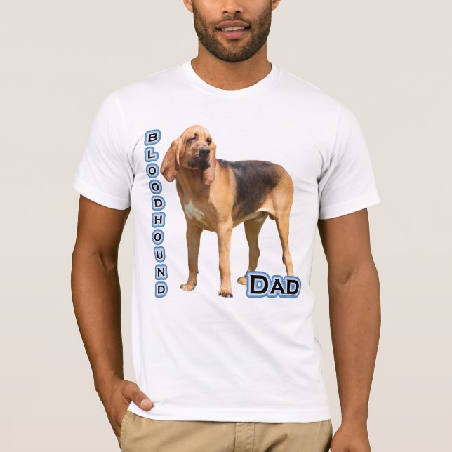 Bloodhound Pappa 4 T Shirt (Framsida)