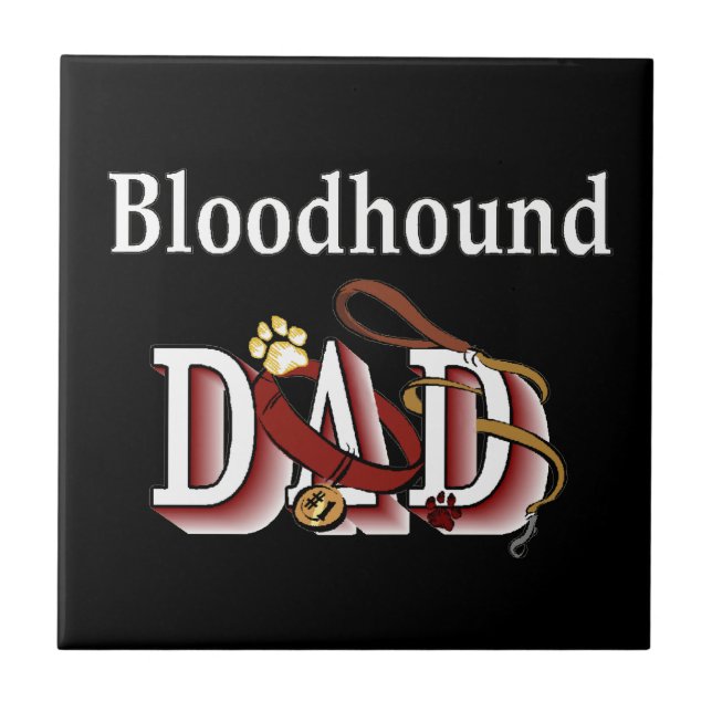 Bloodhound Pappa Kakelplatta (Framsidan)