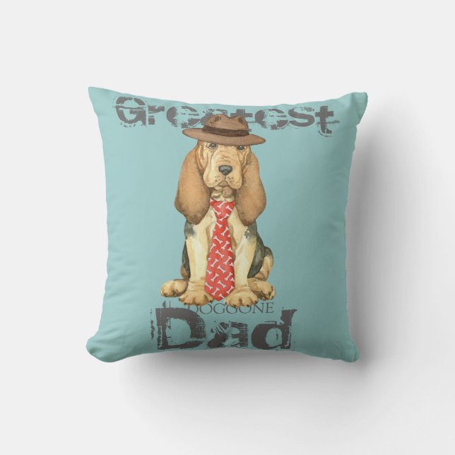 Bloodhound Pappa Kudde (Framsida)