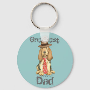 Bloodhound Pappa Nyckelring