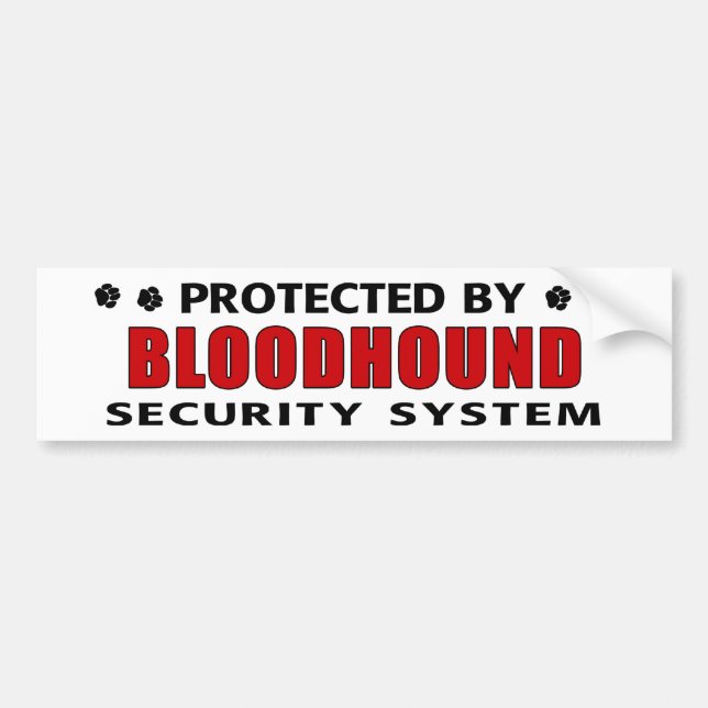Bloodhound Security Bildekal (Framsidan)