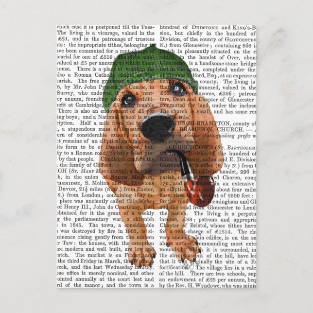 Bloodhound Sherlock Holmes 2 Vykort (Framsida)