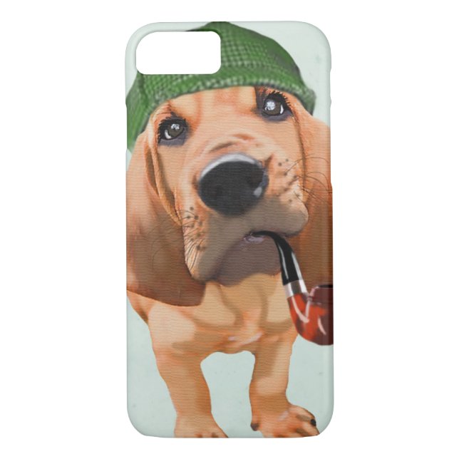 Bloodhound Sherlock Holmes Case-Mate iPhone Skal (Baksida)
