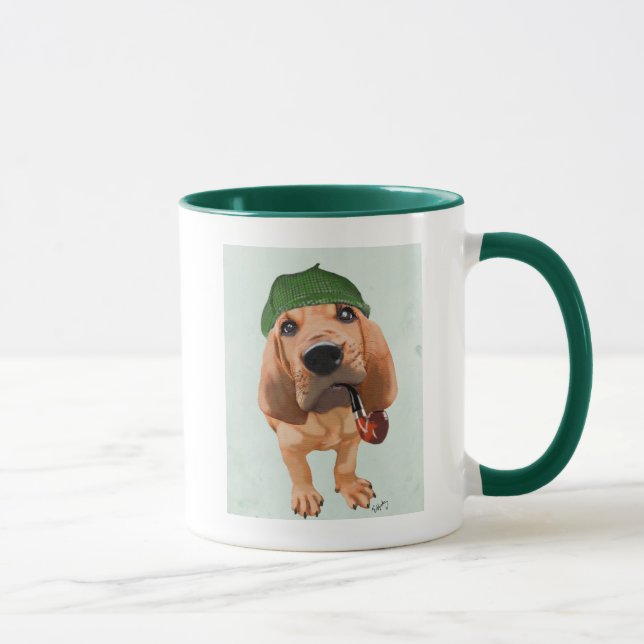 Bloodhound Sherlock Holmes Mugg (Höger)