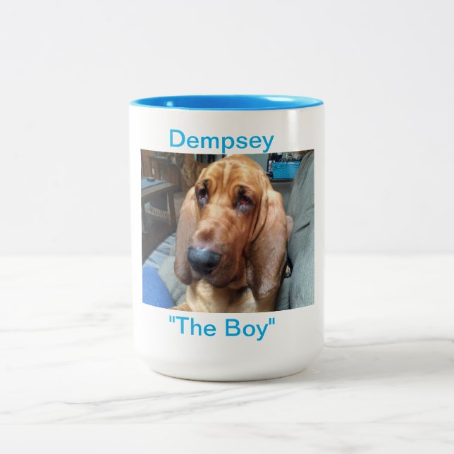 Bloodhound Two-Tone Mugg, 15 oz Två-Tonad Mugg (Center)