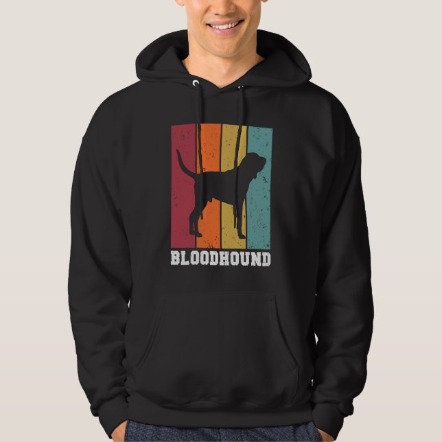 Bloodhound Vintage  2 Hoodie (Framsida)