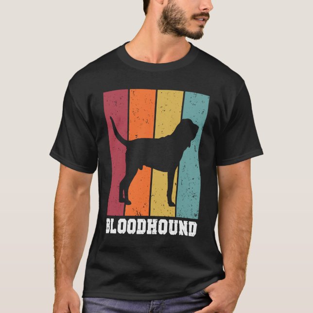 Bloodhound Vintage  2 T Shirt (Framsida)