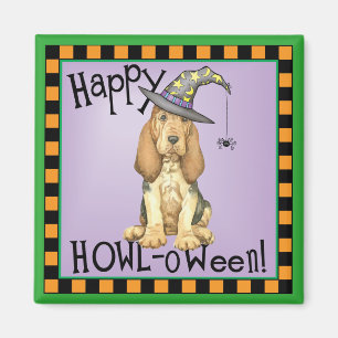 Bloodhound Witch Magnet