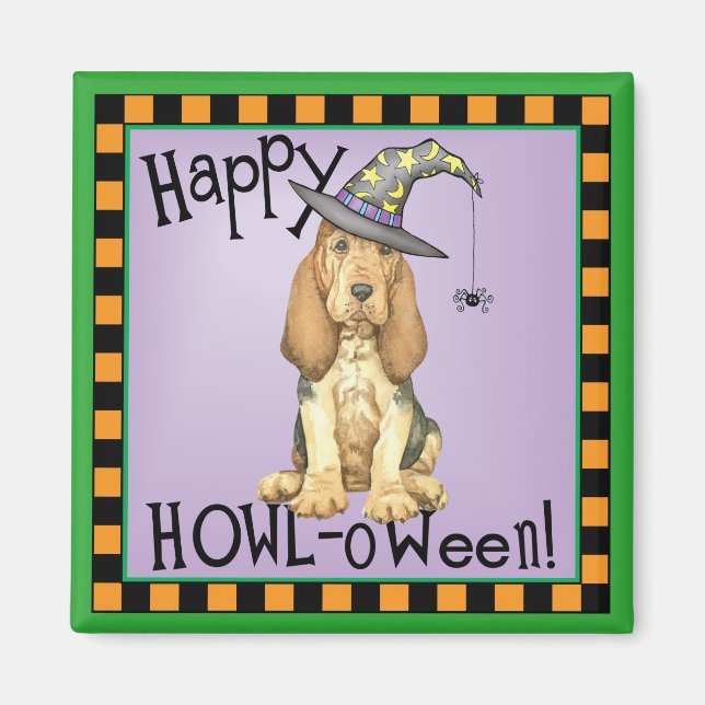 Bloodhound Witch Magnet (Framsidan)