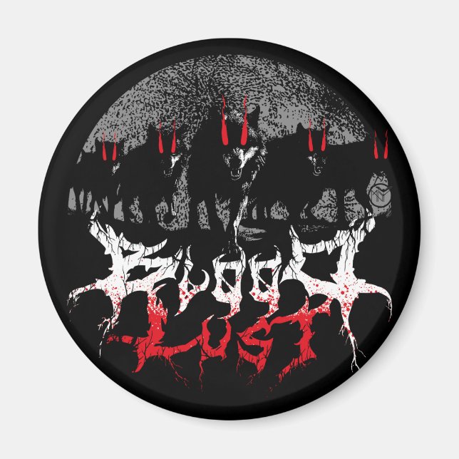 Bloodlust Wolf Pack Magnet (Framsidan)