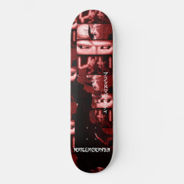 BloodMajesties_LordHaruko_bloodred Mini Skateboard Bräda 18,5 Cm