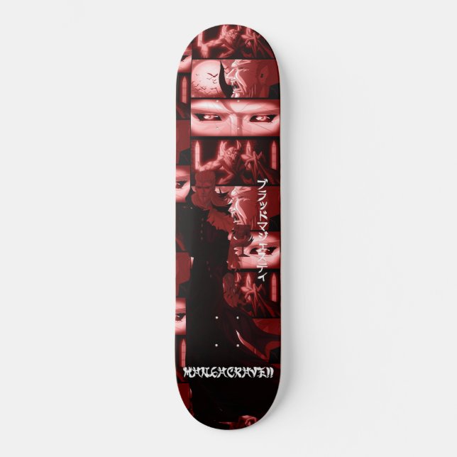 BloodMajesties_LordHaruko_bloodred Mini Skateboard Bräda 18,5 Cm (Framsida)