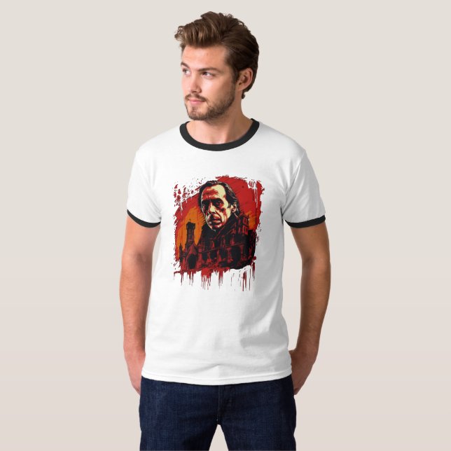 Bloodmoon Castle T Shirt (Hel framsida)