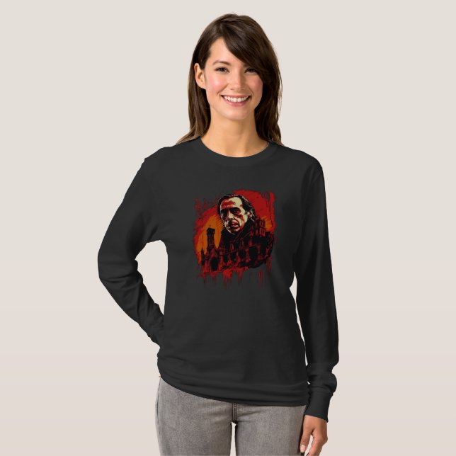 Bloodmoon Castle T Shirt (Hel framsida)