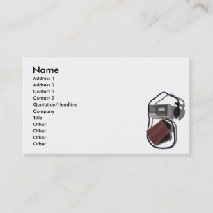 BloodPressureCard namn, adress 1, adress 2,… Visitkort
