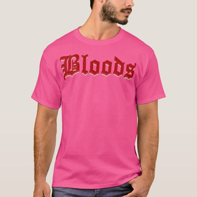 Bloods Hip hop T Shirt (Framsida)