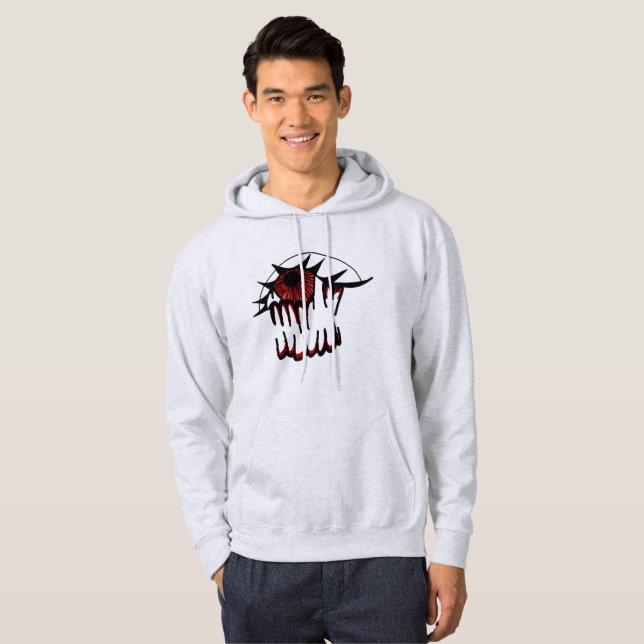 Bloodshot Vision Hoodie (Hel framsida)