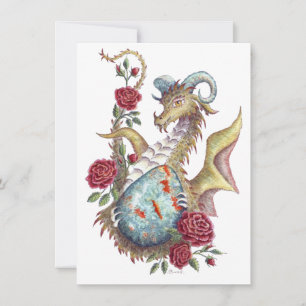 Bloodstone Dragon - gratulationskort