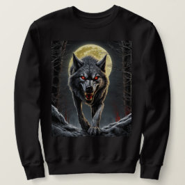 Bloodtörstig Varg Lång Ärmad Tröja
