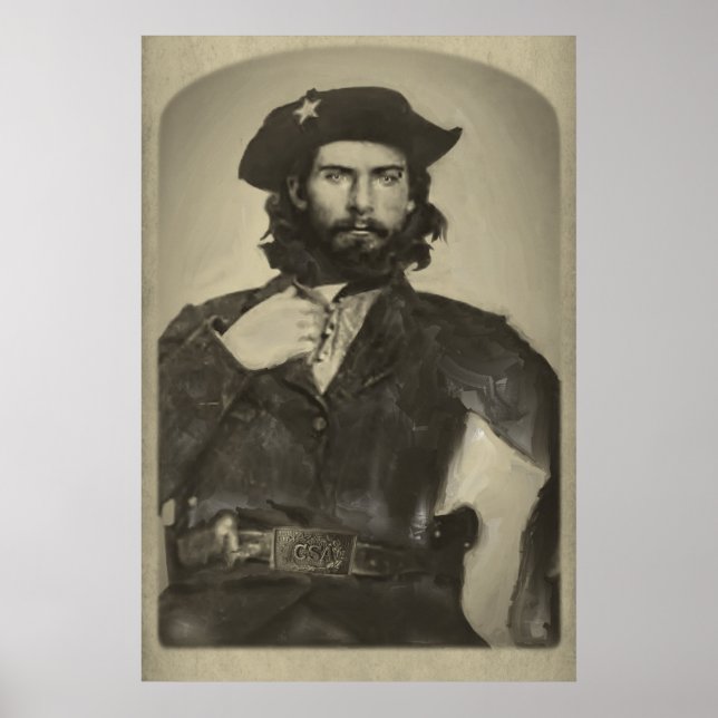 Bloody Bill Andersson - C S A - Civil Krig Poster (Framsidan)