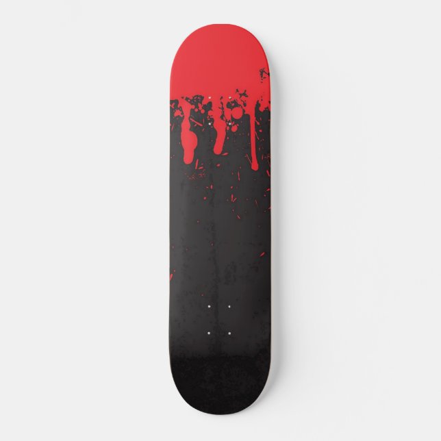 Bloody Board Whiteout Deck Skateboard (Framsida)
