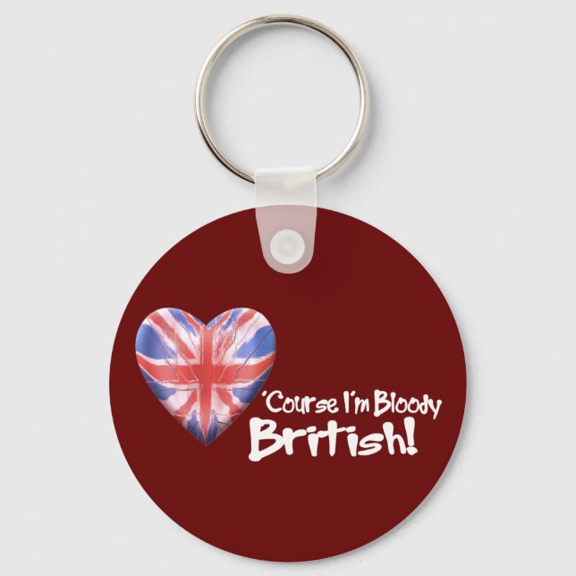 Bloody British Nyckelring (Framsida)
