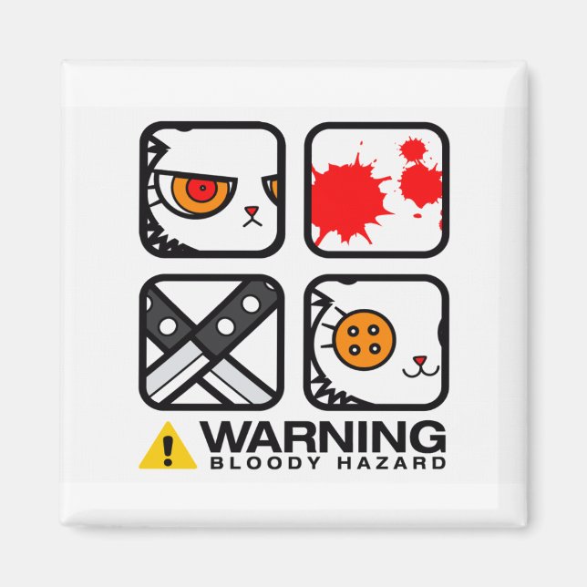 BLOODY BUNNY MAGNET (Framsidan)